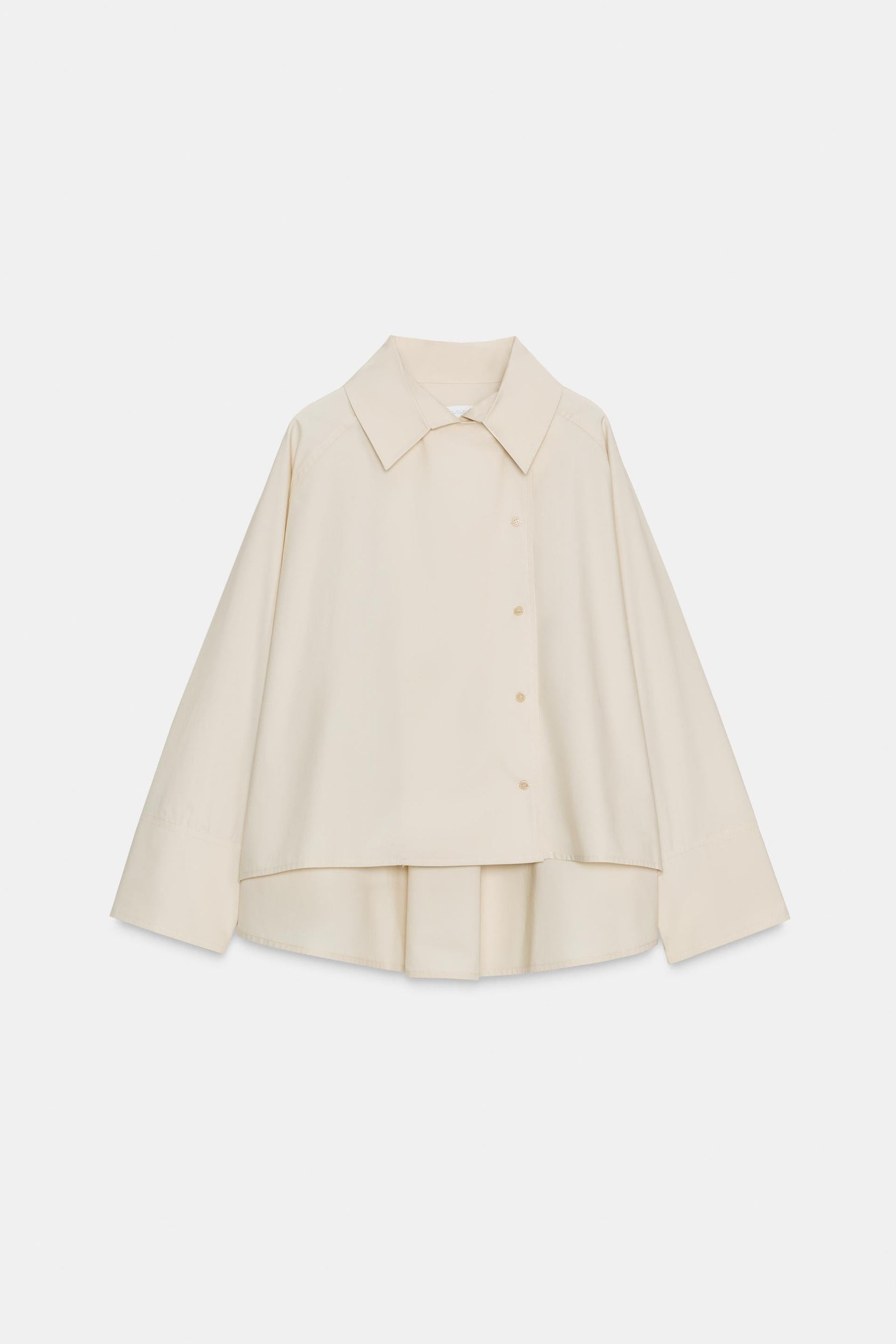 Oversize Pleated Fashion Shirt