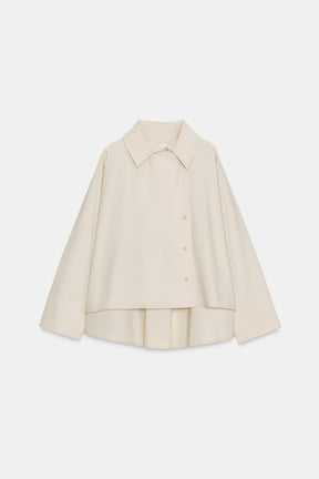 Oversize Pleated Fashion Shirt