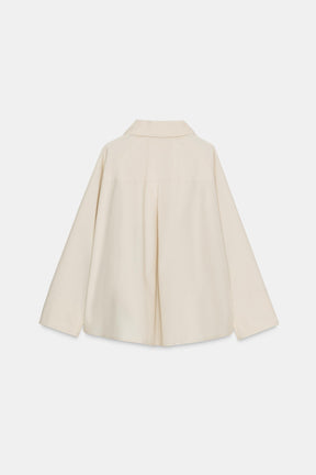 Oversize Pleated Fashion Shirt