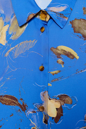 Floral Satin Shirt
