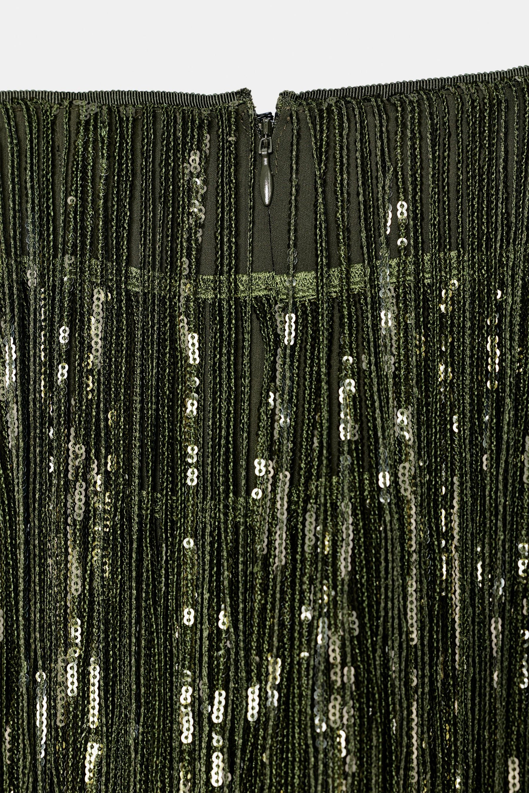 Sequin Fringe Fashion Skirt