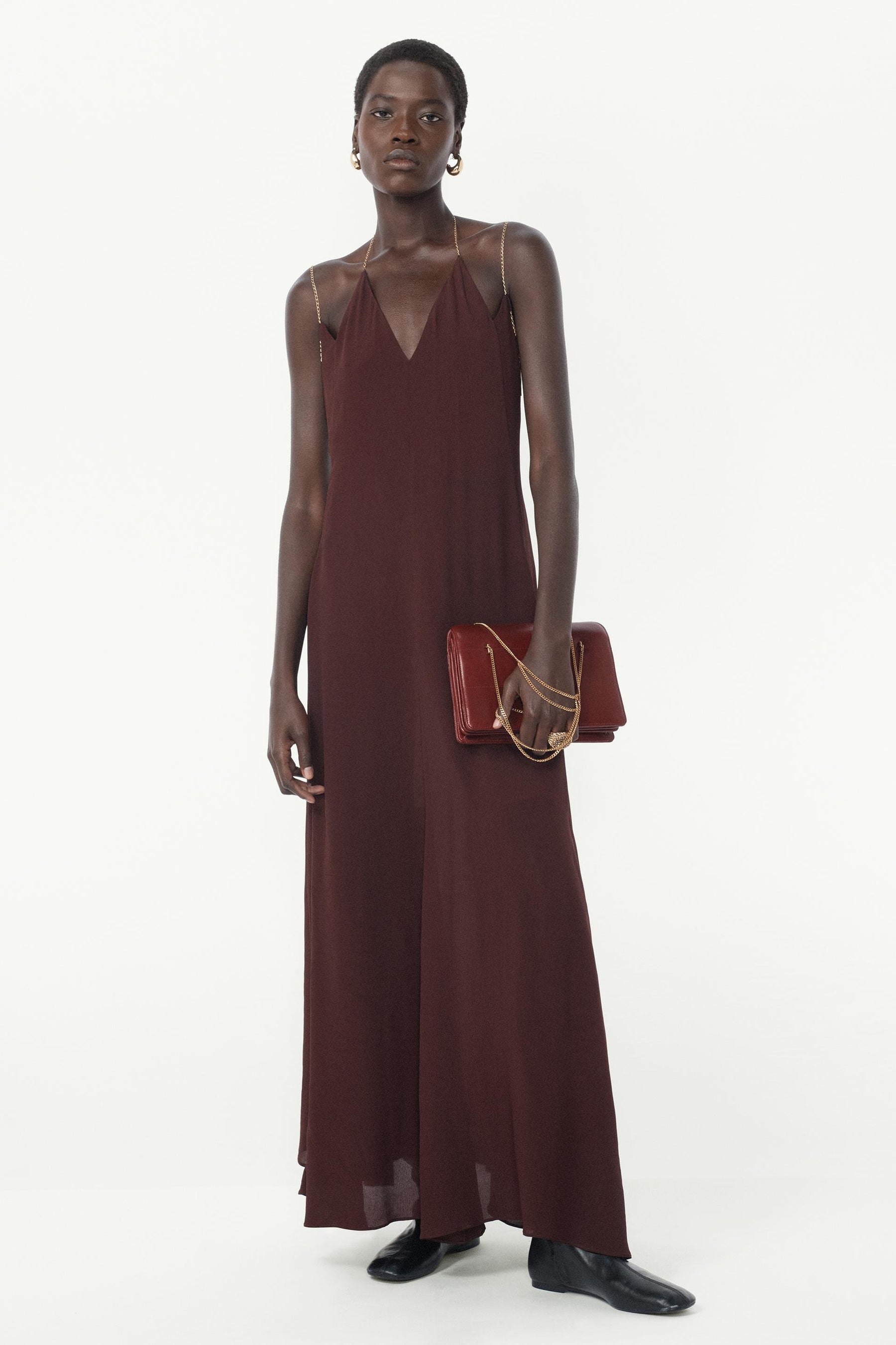 Camisole Dress with Chain
