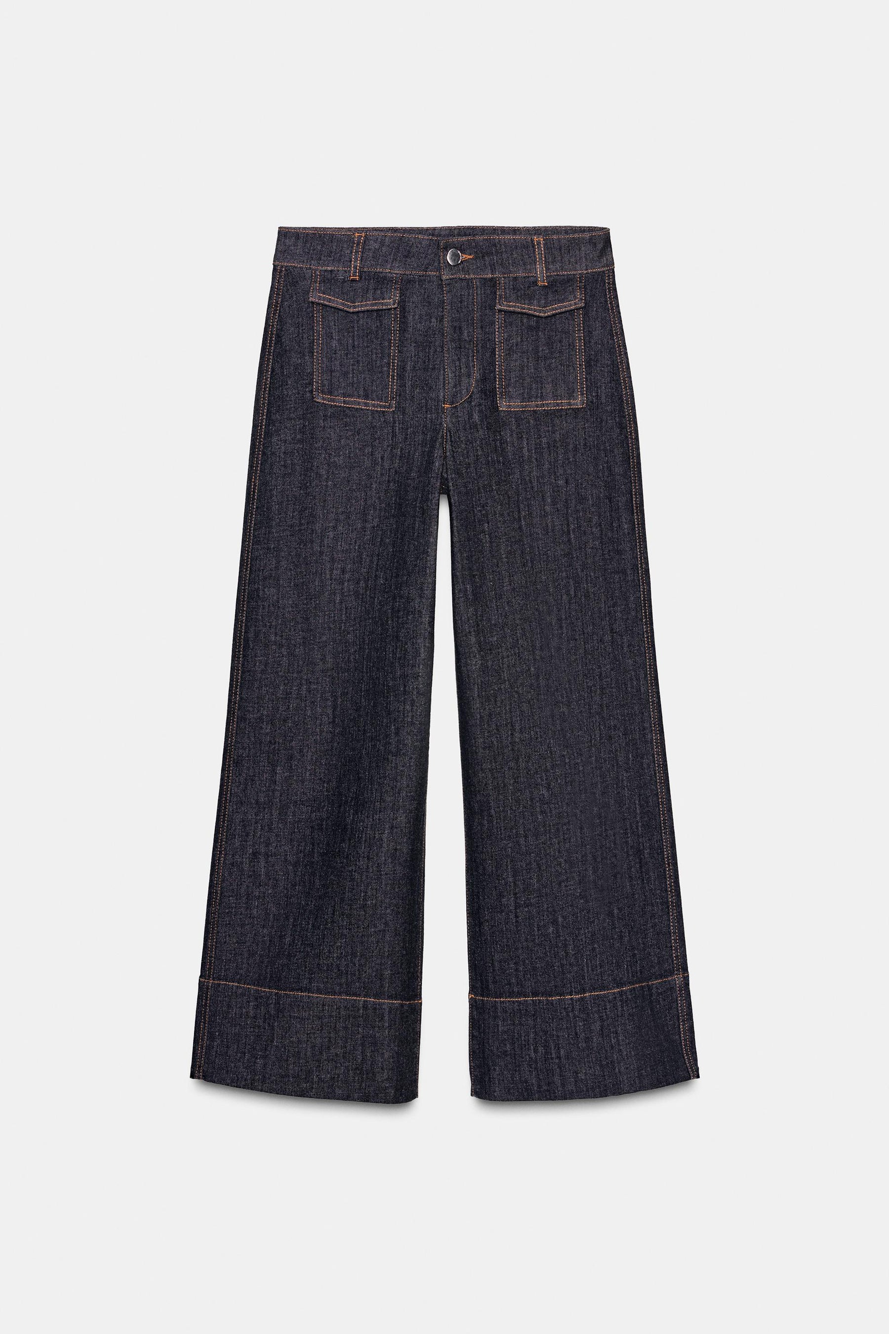 Mid-Waist Culottes with Pockets