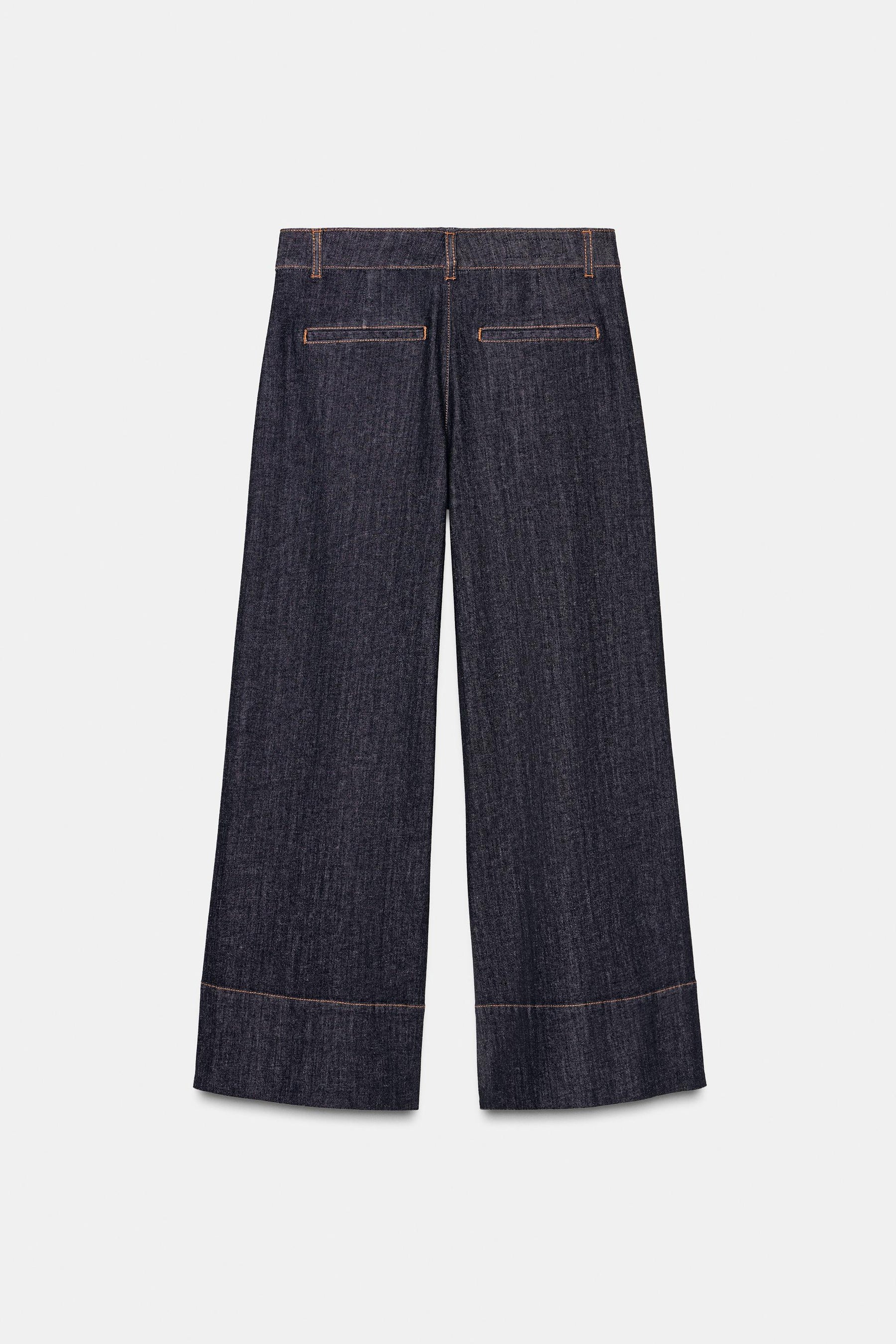 Mid-Waist Culottes with Pockets