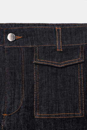 Mid-Waist Culottes with Pockets