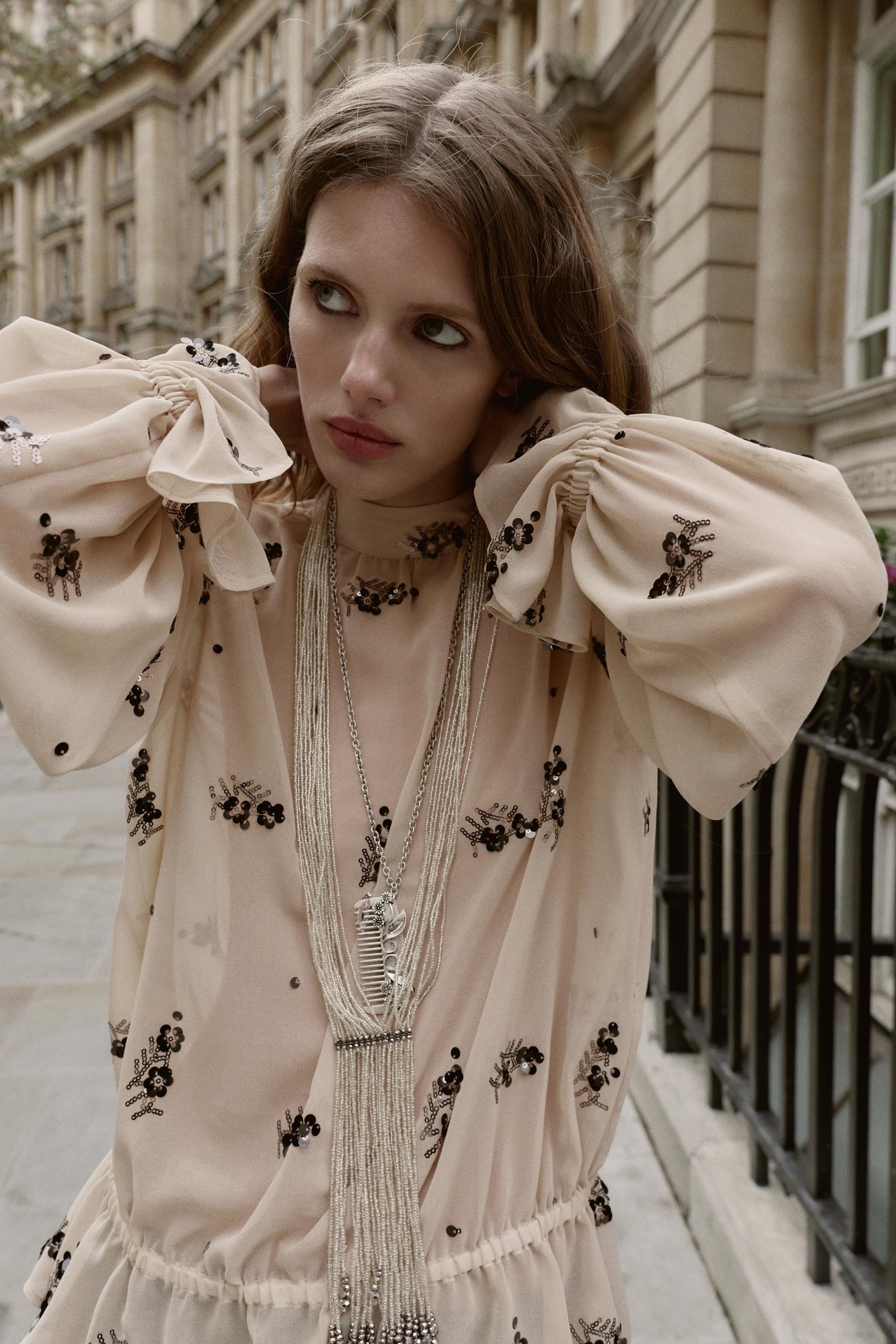 SEQUIN BLOUSE