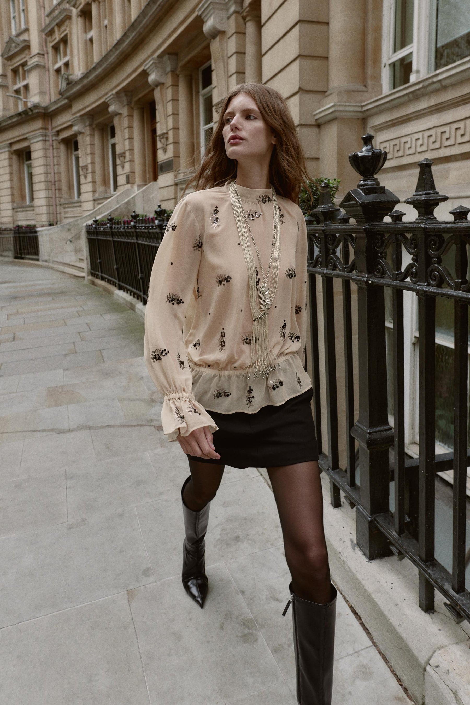 SEQUIN BLOUSE