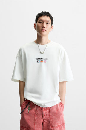 FLAG PRINT T-SHIRT - Image 2