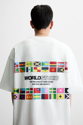 FLAG PRINT T-SHIRT - Image 5