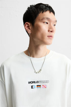 FLAG PRINT T-SHIRT - Image 7