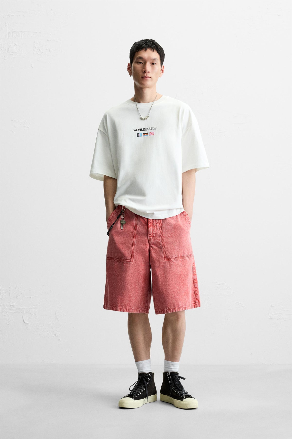 FLAG PRINT T-SHIRT - Image 1