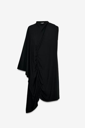Asymmetric Sleeve Limited Dress