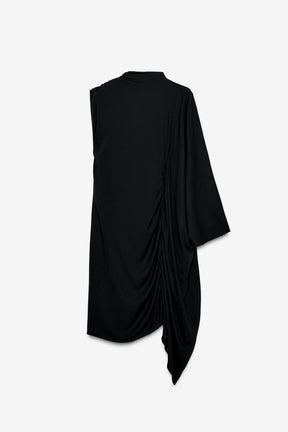 Asymmetric Sleeve Limited Dress
