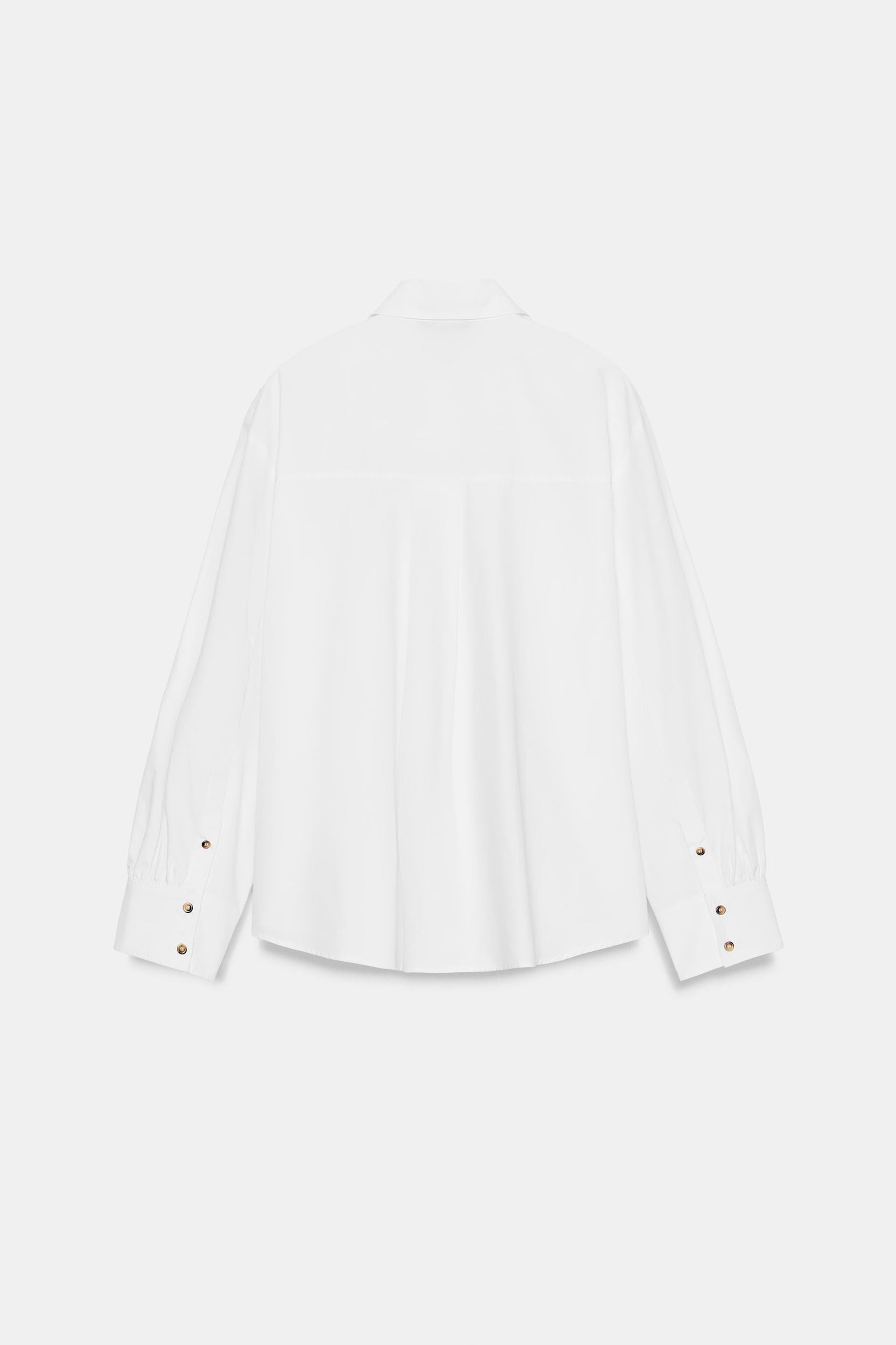 POPLIN SHIRT WITH CONTRAST