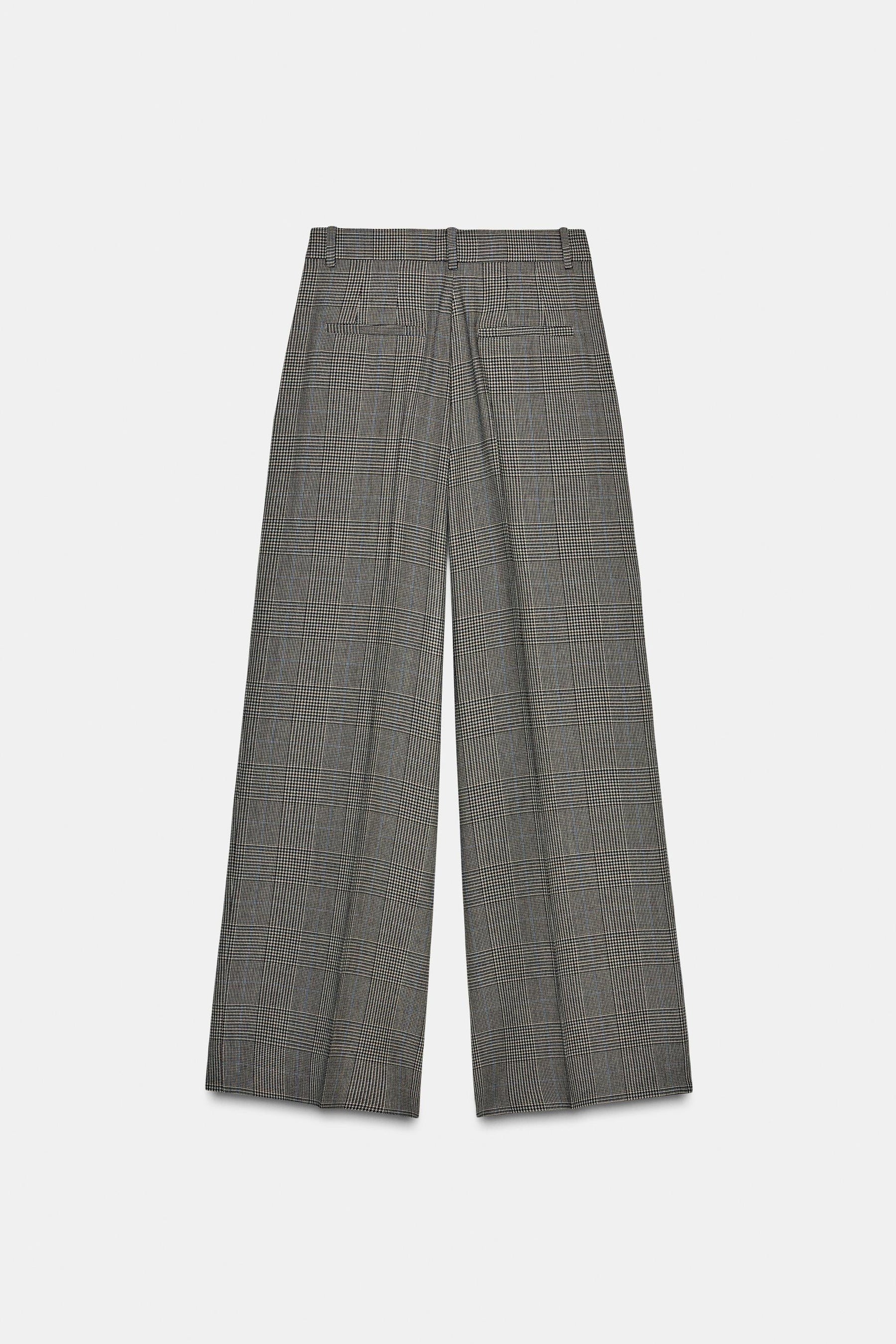 Wide-Leg Trousers with Darts