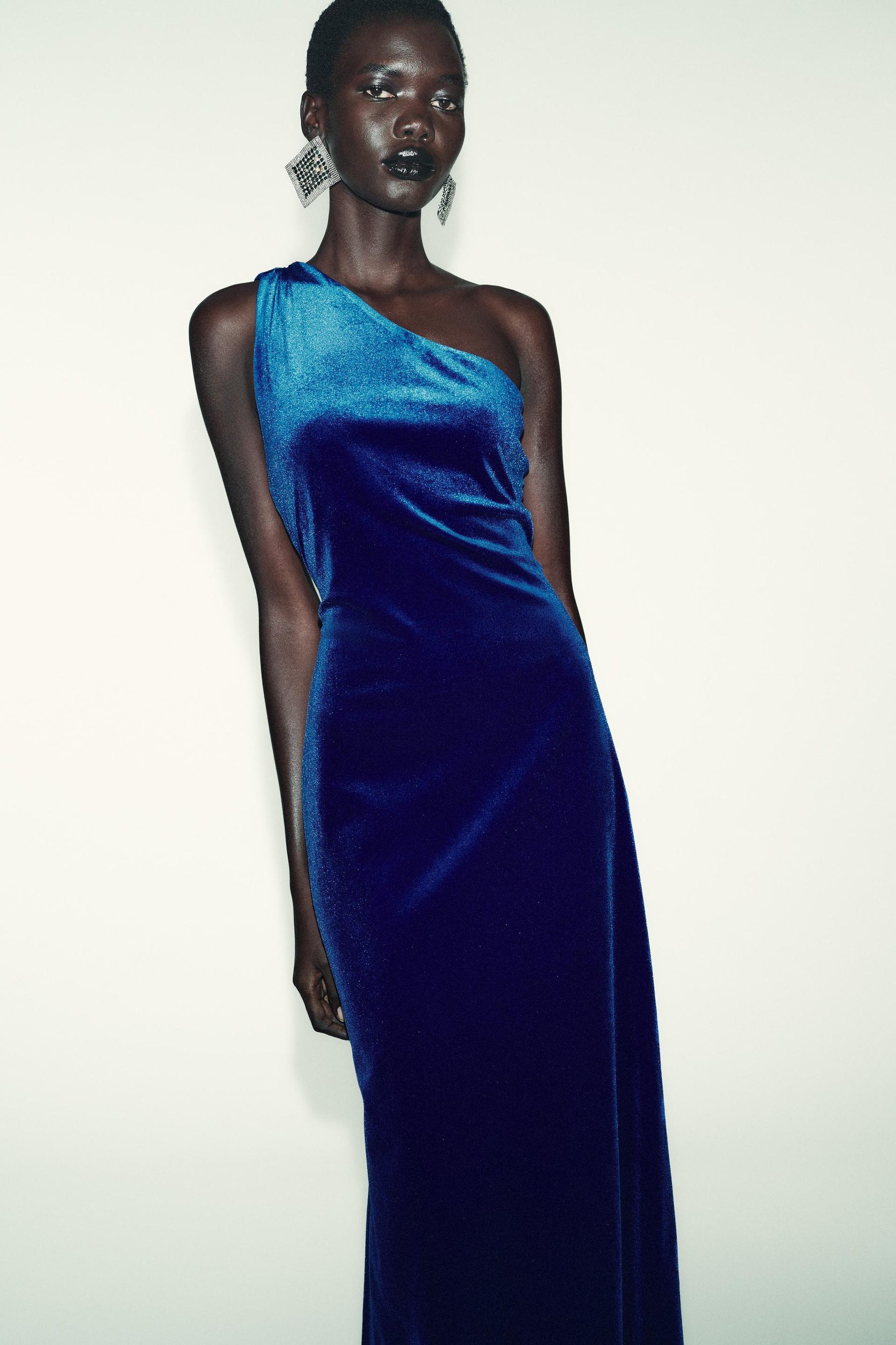 Velvet Midi Dress