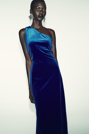 Velvet Midi Dress