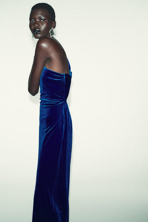 Velvet Midi Dress