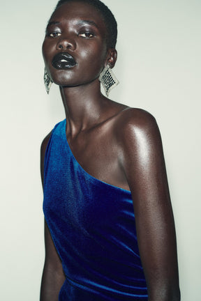 Velvet Midi Dress