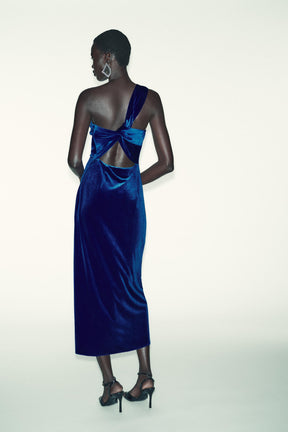 Velvet Midi Dress