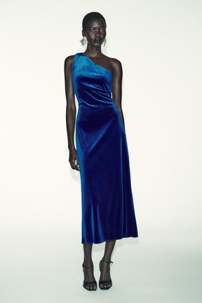 Velvet Midi Dress