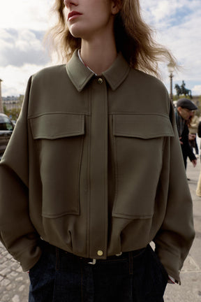 BOMBER JACKET WITH LARGE POCKETS - Image 5