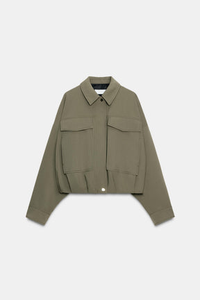 BOMBER JACKET WITH POCKETS