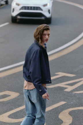 HIGH-NECK BOMBER JACKET