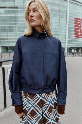 HIGH-NECK BOMBER JACKET - Image 2