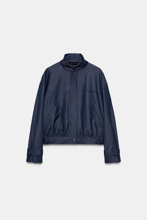 HIGH-NECK BOMBER JACKET - Image 9