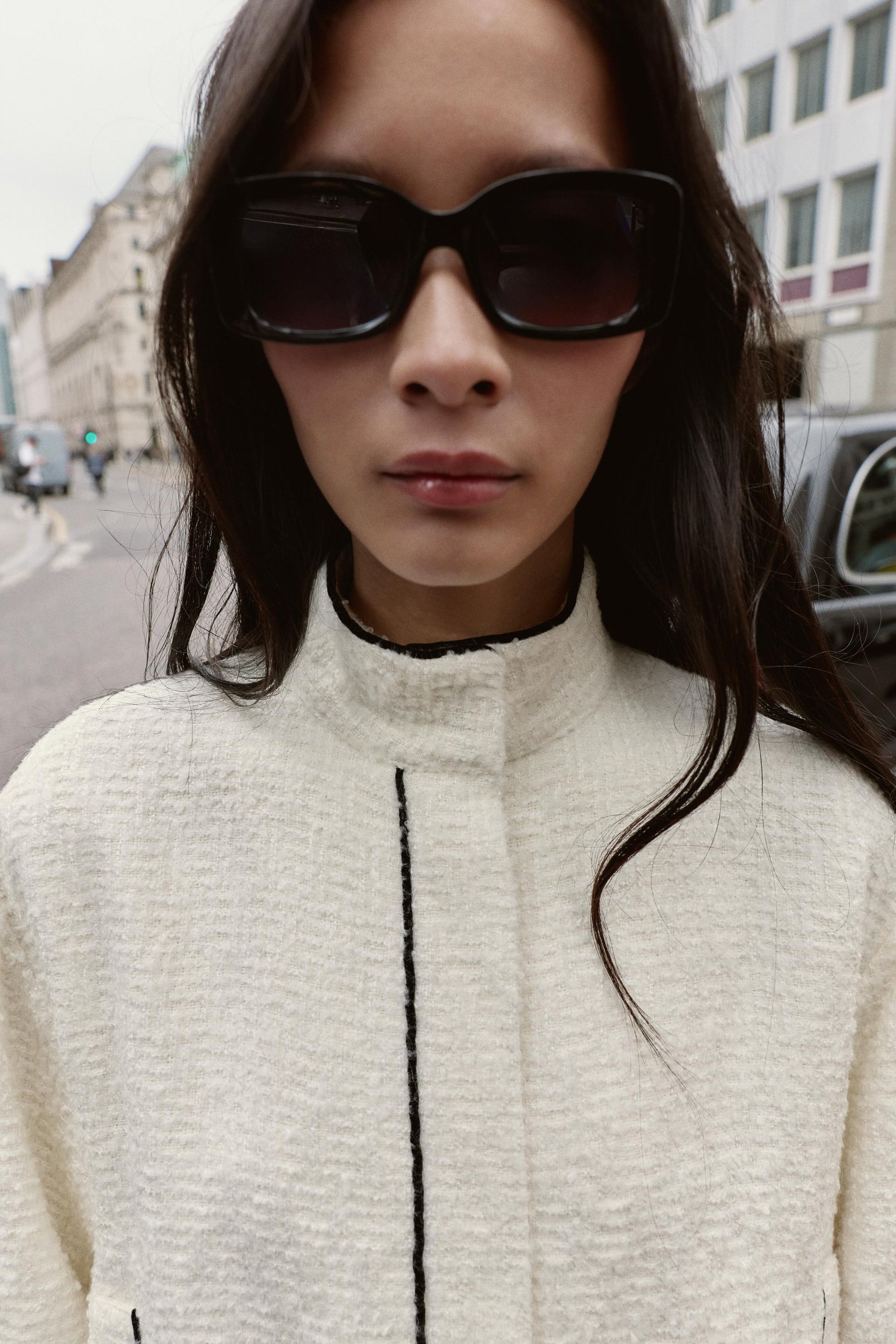 CONTRASTING TRIM BOMBER JACKET - Image 4