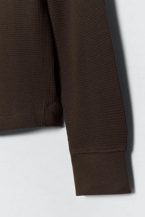 POLOSHIRT MIT WAFFELSTRUKTUR SOSHIOTSUKI
