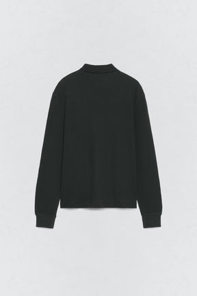 WAFFLE-KNIT TEXTURED POLO SHIRT SOSHIOTSUKI x - Image 1
