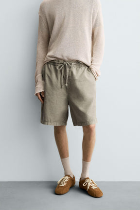 FADED RELAXED FIT BERMUDA SHORTS - Image 2