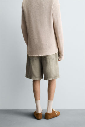 FADED RELAXED FIT BERMUDA SHORTS - Image 3