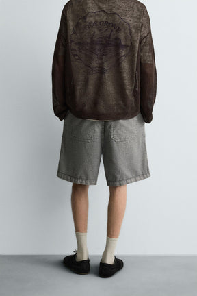 FADED RELAXED FIT BERMUDA SHORTS - Image 3