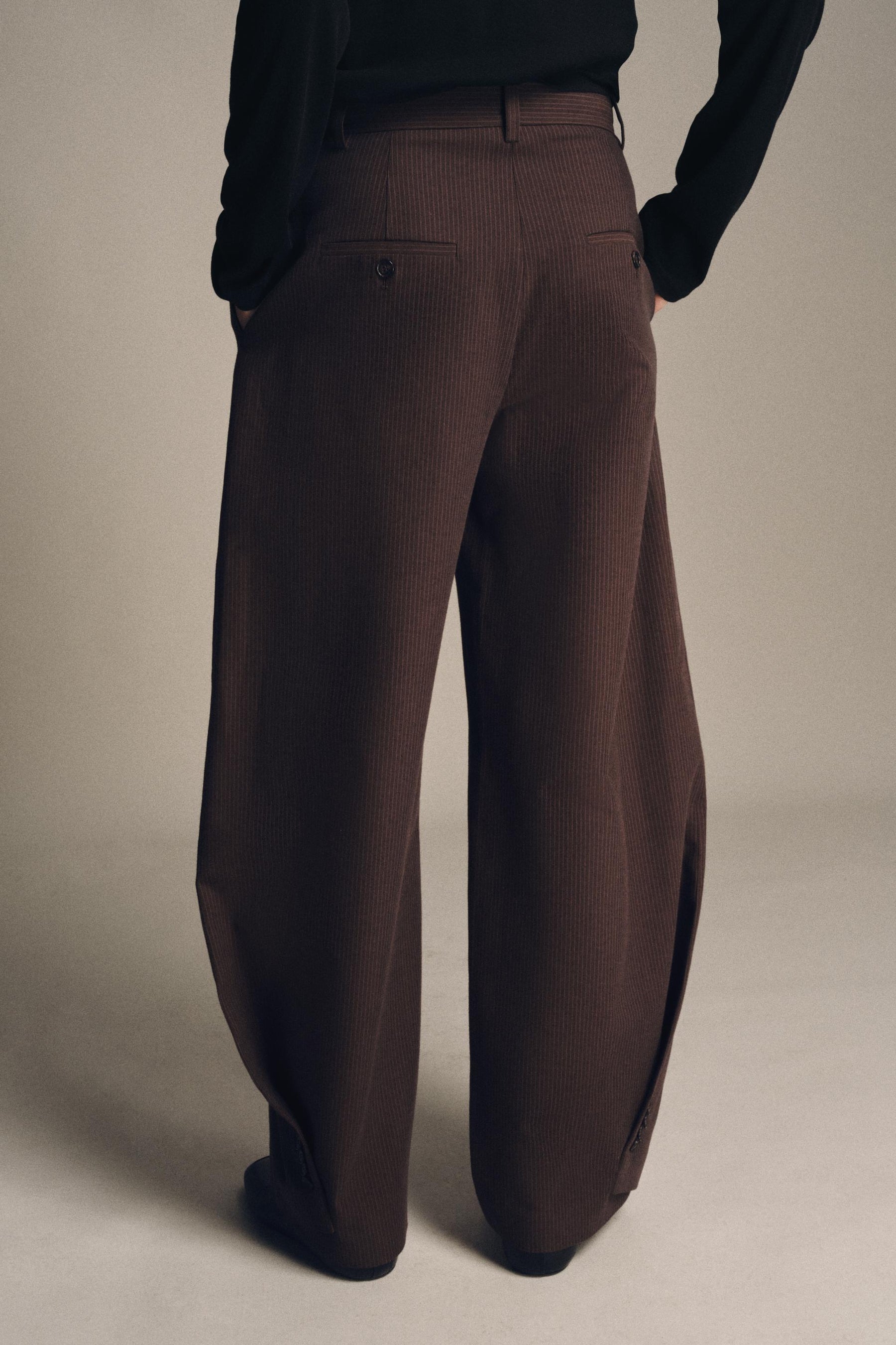 Striped Balloon Trousers