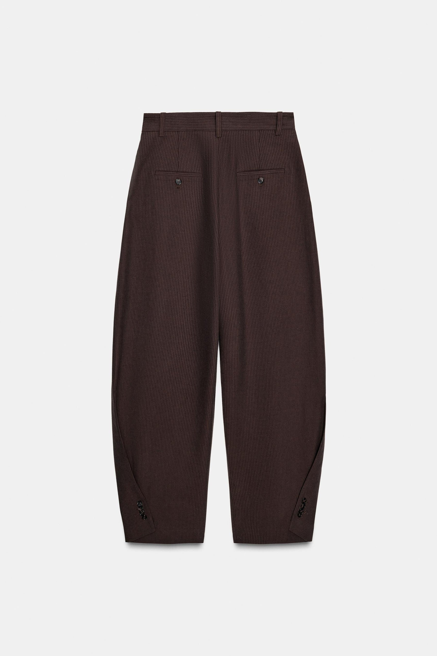 Striped Balloon Trousers