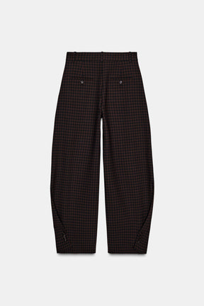 Balloon Trousers With Buttons