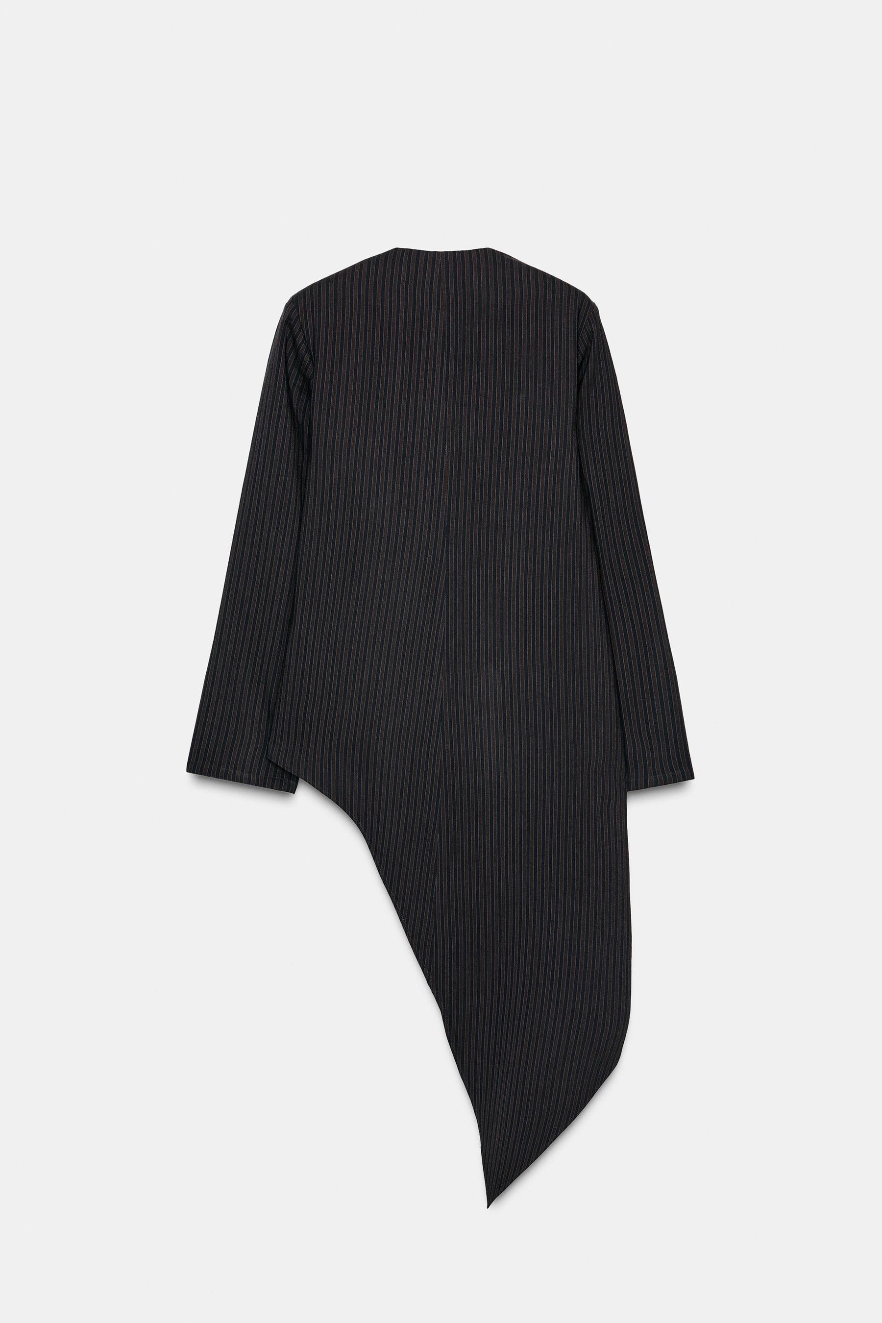 STRIPED ASYMMETRIC TOP