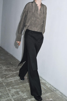 Straight-leg trousers
