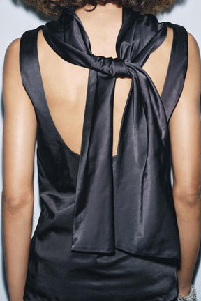Satin Sleeveless Fashion Top