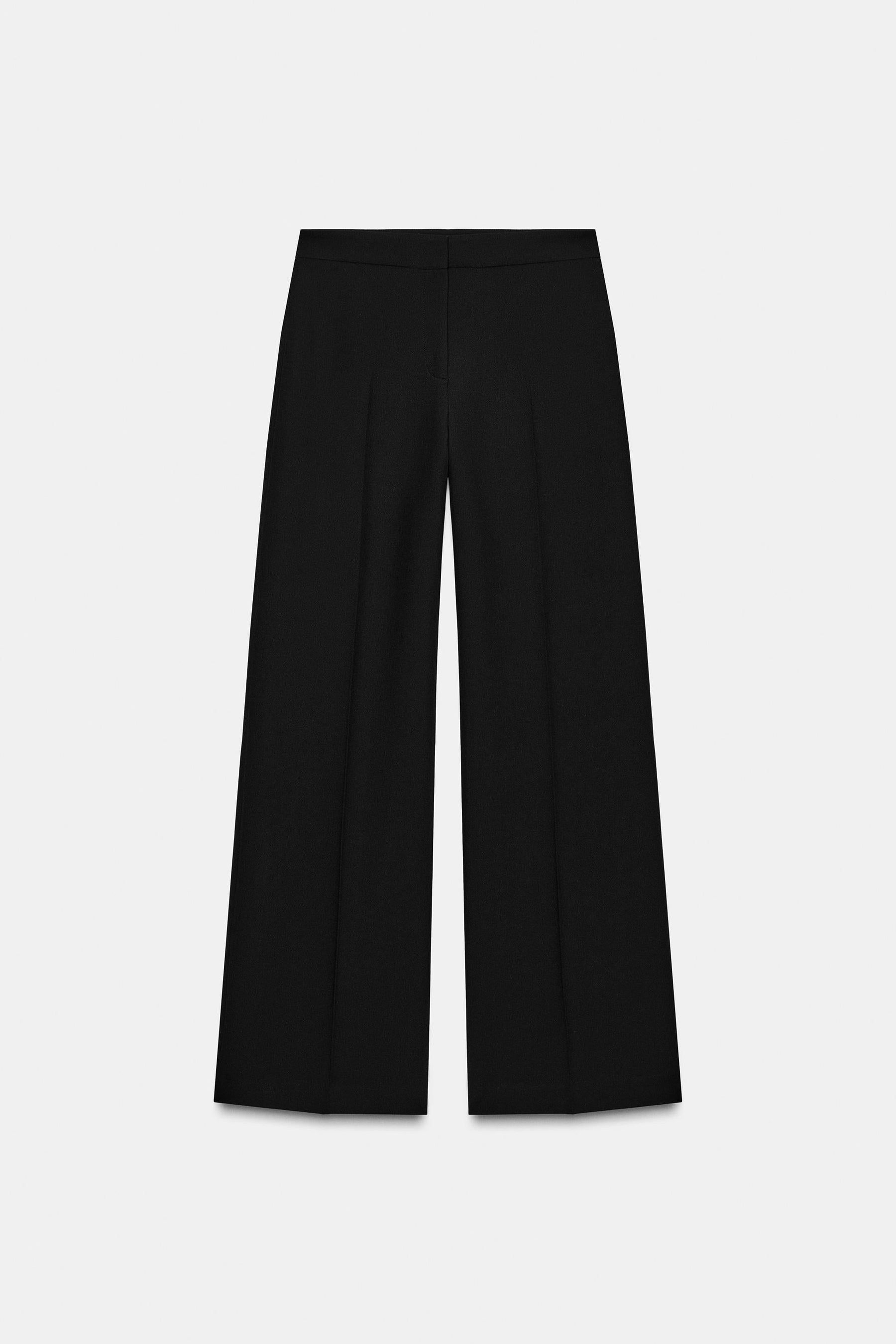 Straight-leg High-waist Trousers