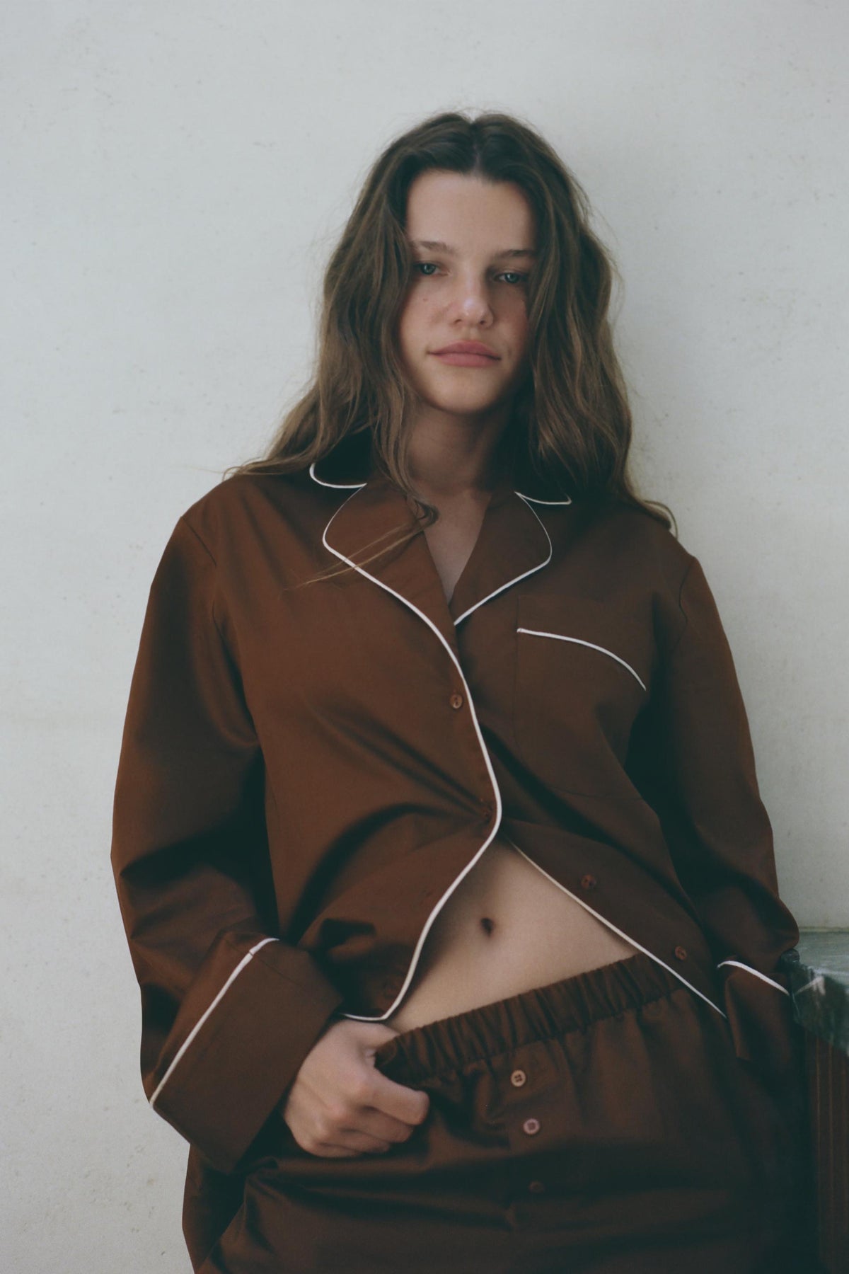 POPLIN PYJAMA TROUSERS