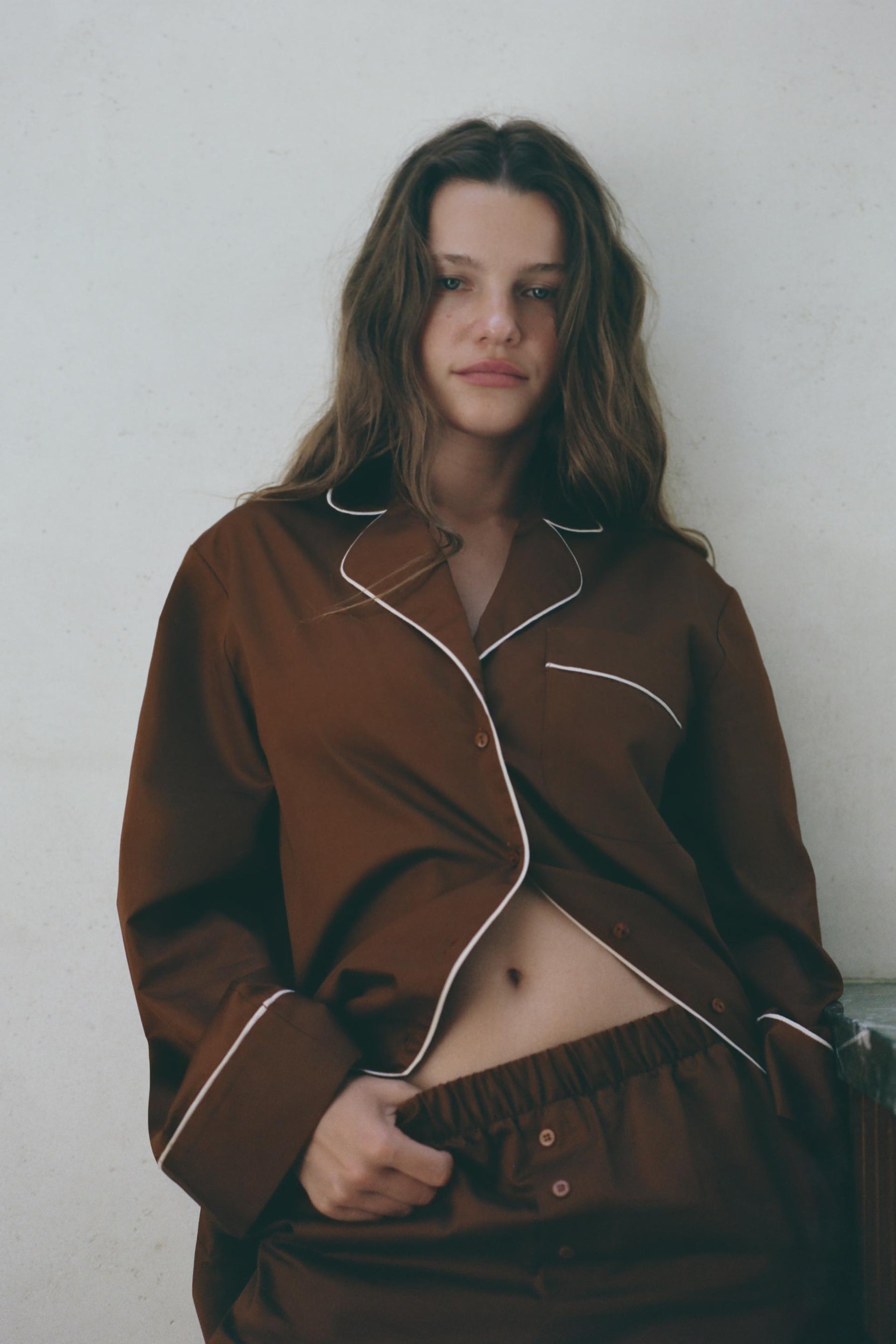 POPLIN PYJAMA TROUSERS