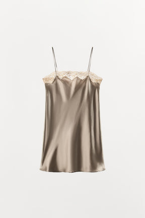 LACE CAMISOLE DRESS