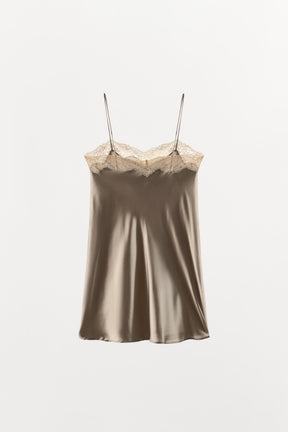 LACE CAMISOLE DRESS
