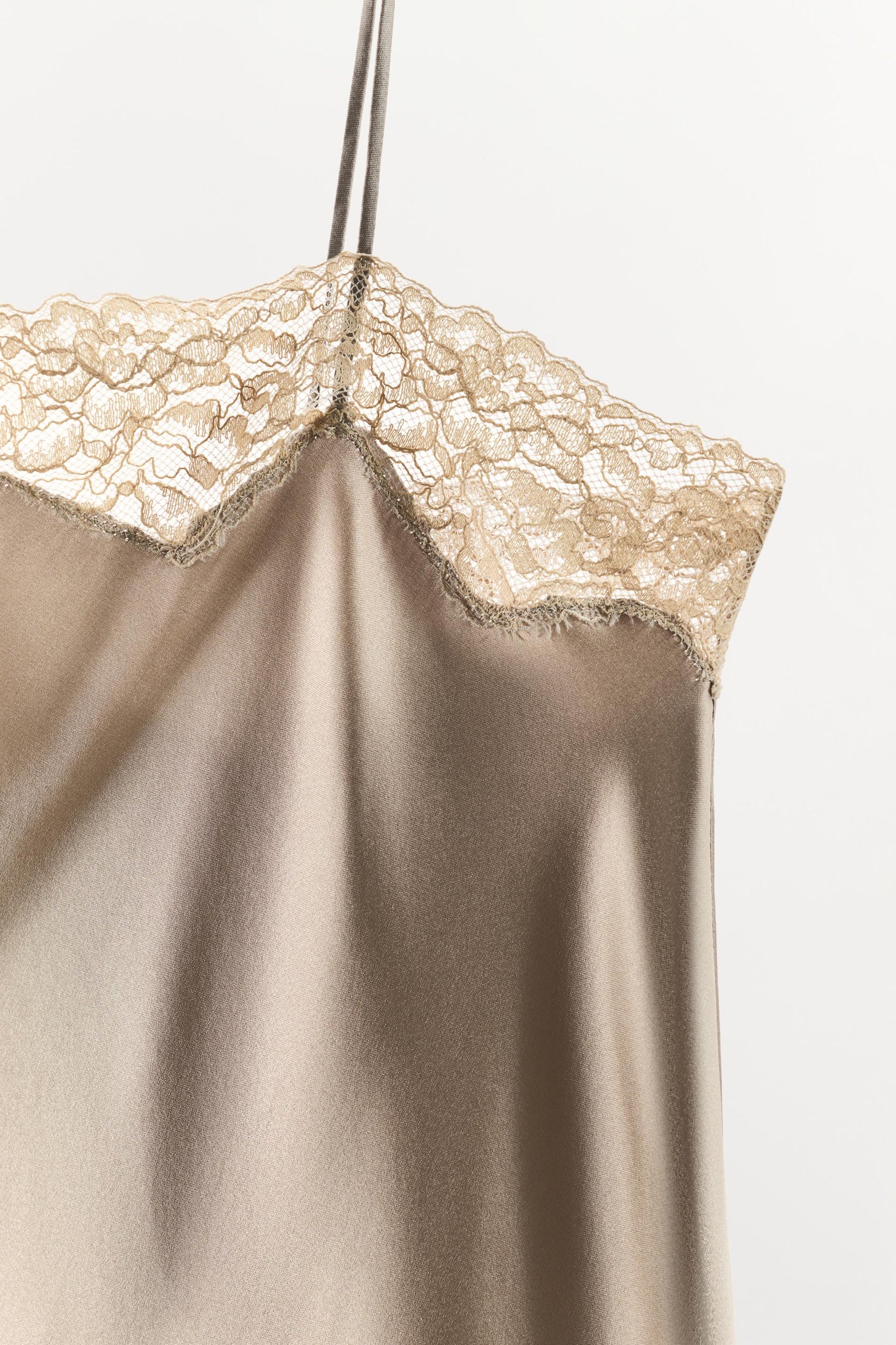 LACE CAMISOLE DRESS