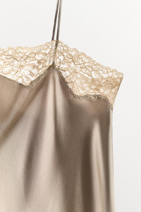 LACE CAMISOLE DRESS