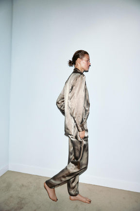 STRIPED PYJAMA BOTTOMS